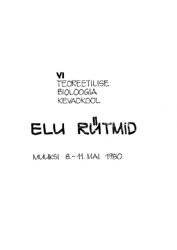 Elu rütmid