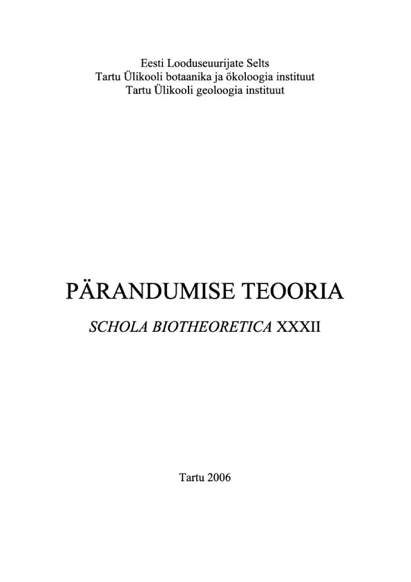 Pärandumise teooria