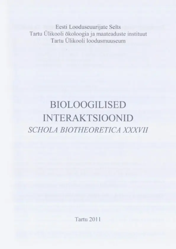 Bioloogilised interaktsioonid